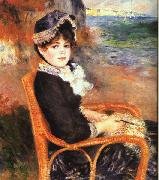 Pierre Renoir By the Seashore oil painting reproduction